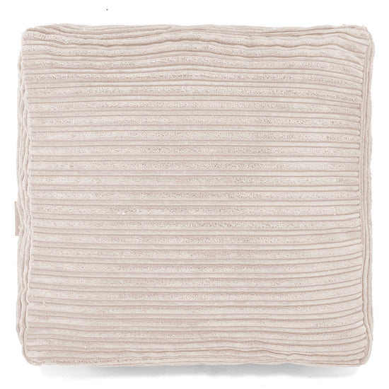Large Floor Cushion - Cord Ivory 03