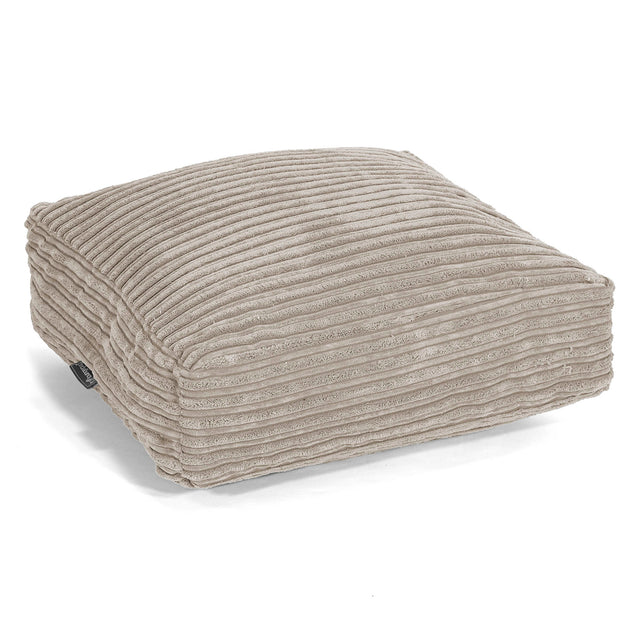 Large Floor Cushion - Cord Mink 01