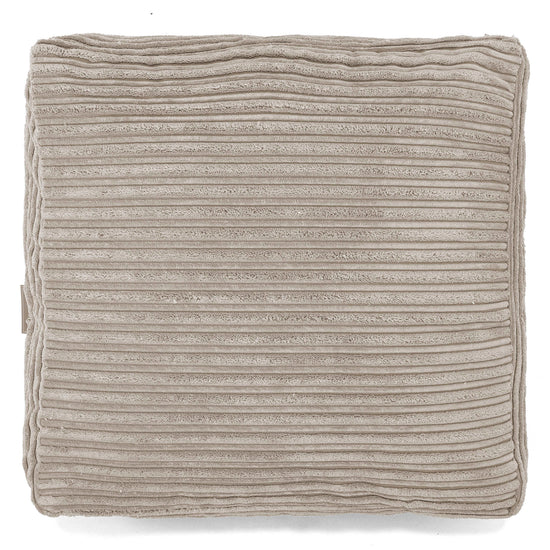 Large Floor Cushion - Cord Mink 03