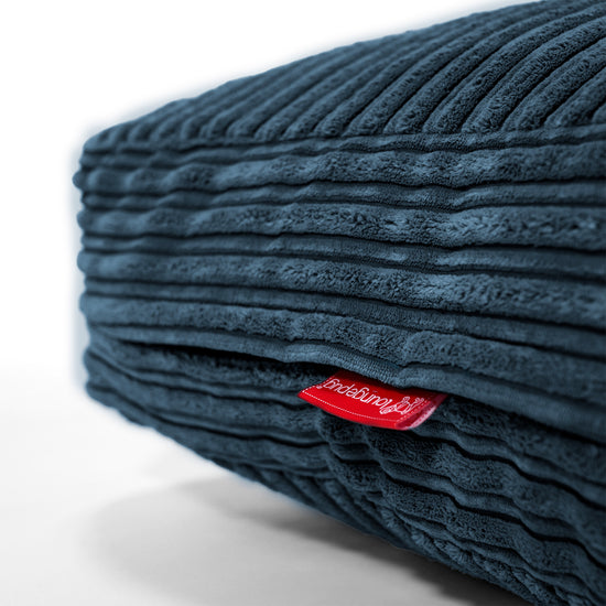 Large Floor Cushion - Cord Navy Blue 02