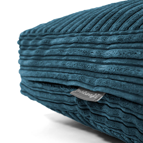 Large Floor Cushion - Cord Navy Blue 02