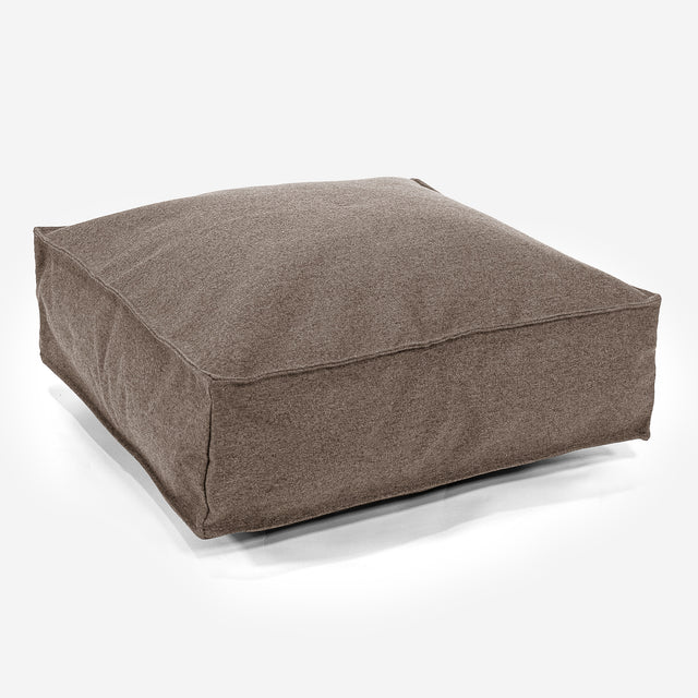 Large Floor Cushion - Interalli Wool Biscuit 01