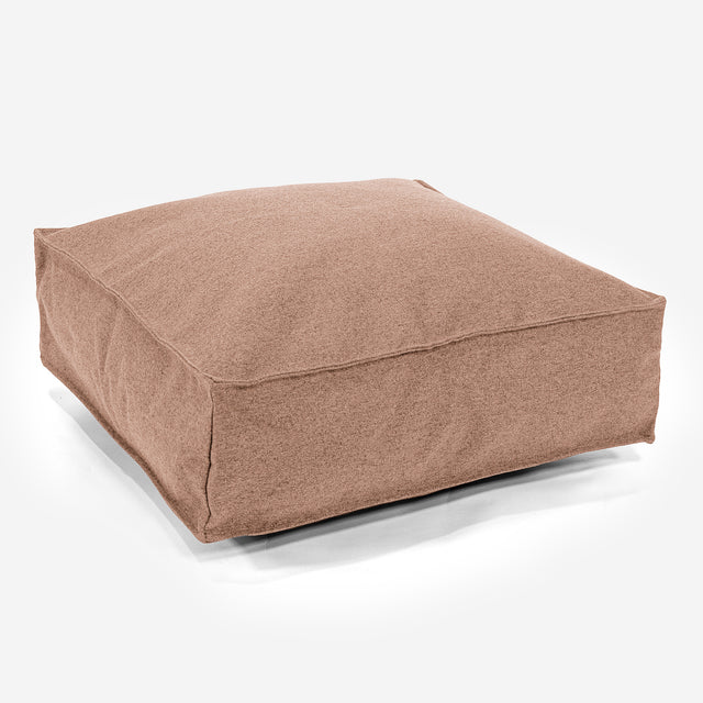 Large Floor Cushion - Interalli Wool Sand 01