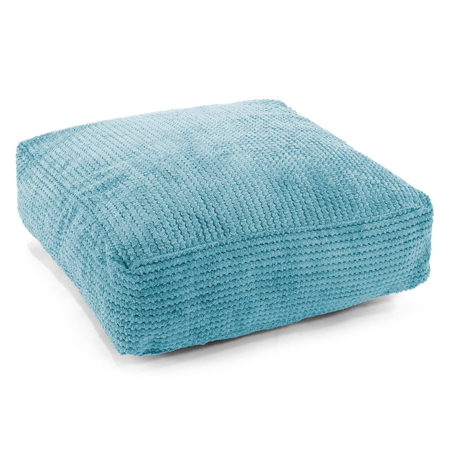 Large Floor Cushion - Pom Pom Aegean Blue 01