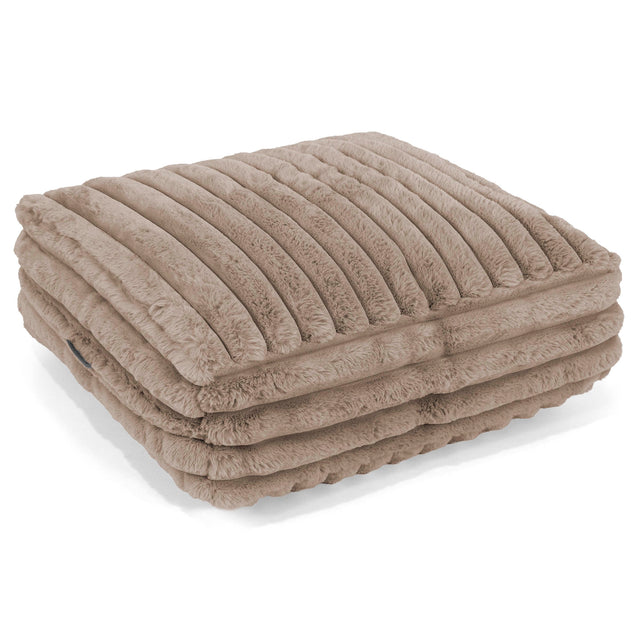 Large Floor Cushion - Ultra Plush Cord Minky 01
