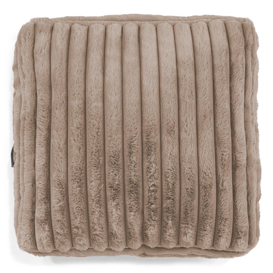 Large Floor Cushion - Ultra Plush Cord Minky 02