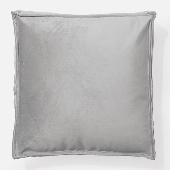 Large Floor Cushion - Velvet Silver 03