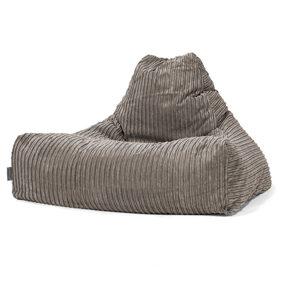 Lounger Beanbag - Cord Graphite Grey 01