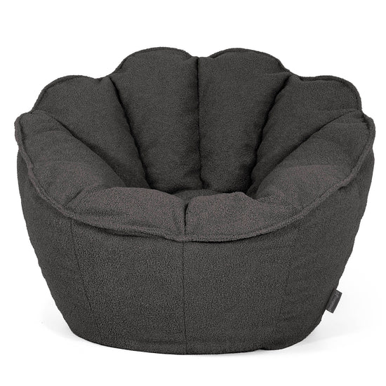 Natalia Sacco Bean Bag Chair - Boucle Graphite Grey 01