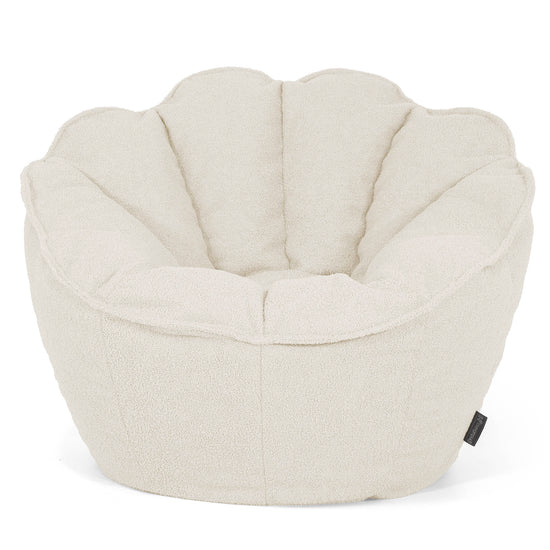 Natalia Sacco Bean Bag Chair - Boucle Ivory 01