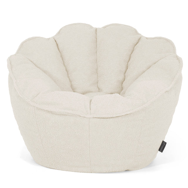 Natalia Sacco Bean Bag Chair - Boucle Ivory 01