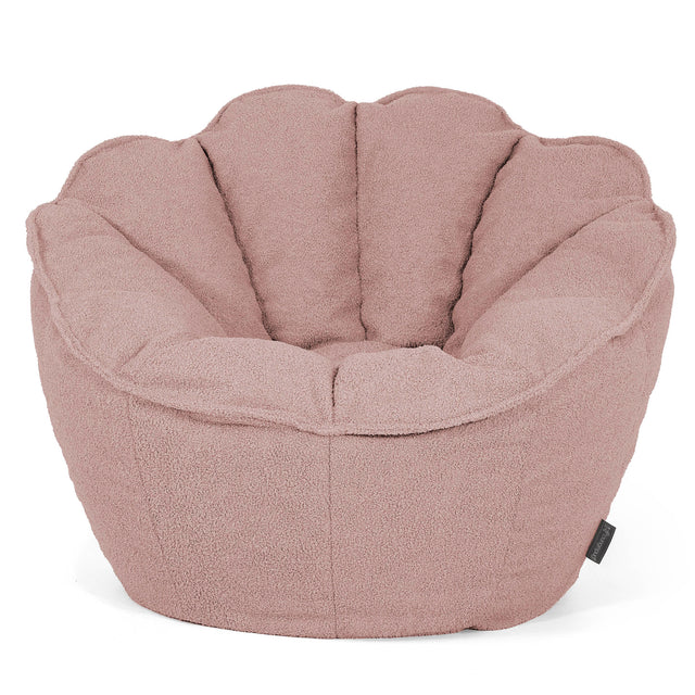 Natalia Sacco Bean Bag Chair - Boucle Pink 01