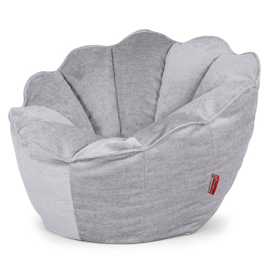 Natalia Sacco Bean Bag Chair - Chenille Grey 02