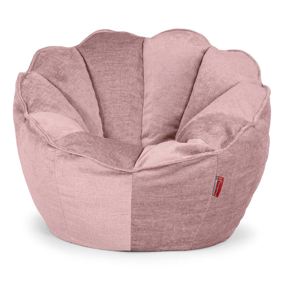 Natalia Sacco Bean Bag Chair - Chenille Pink 01