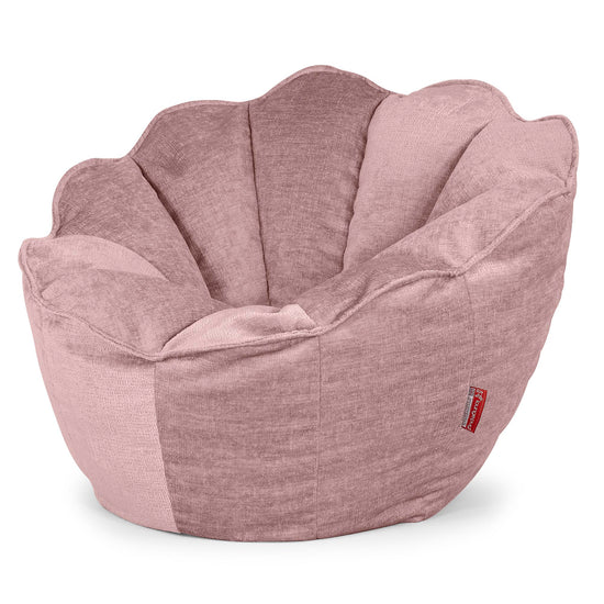 Natalia Sacco Bean Bag Chair - Chenille Pink 02