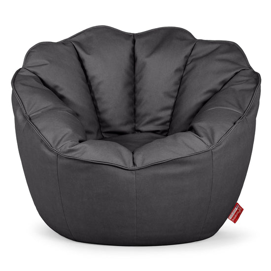 Natalia Sacco Bean Bag Chair - Vegan Leather Black 01