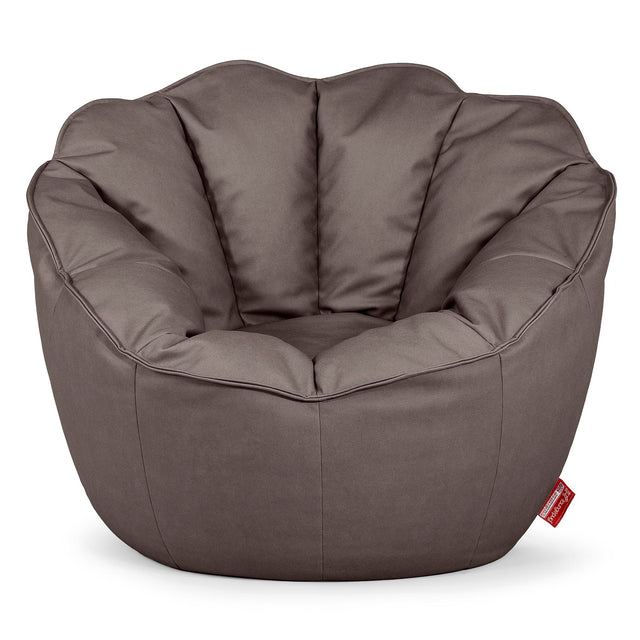 Natalia Sacco Bean Bag Chair - Vegan Leather Chocolate 01