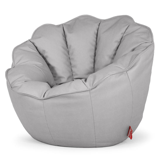 Natalia Sacco Bean Bag Chair - Vegan Leather Grey 02