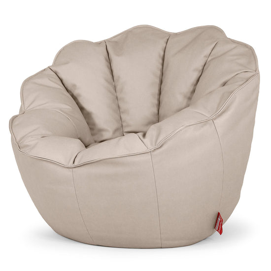 Natalia Sacco Bean Bag Chair - Vegan Leather Ivory 02