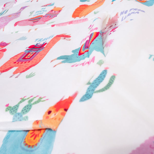 Oversized Hoodie Blanket Sweatshirt for Men or Women - Minky Llama Fabric Close-up Image
