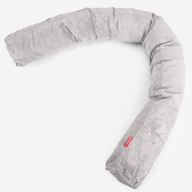 XXL Cuddle Cushion - Pinstripe Stone 01