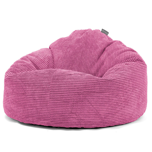 Archi Bean Bag Chair - Waffle Cord Pink 01