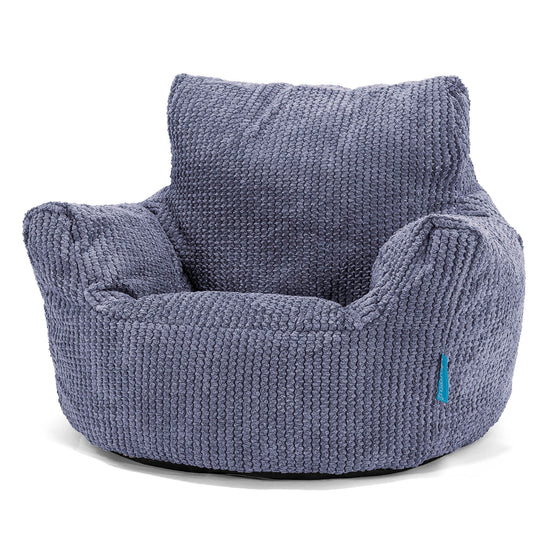 Kids Armchair Bean Bag for Toddlers 1-3 yr - Pom Pom Purple 01