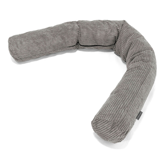 XXL Cuddle Cushion - Pom Pom Charcoal Grey 01