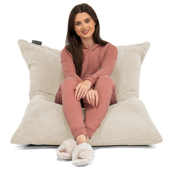 XL Pillow Beanbag - Pom Pom Ivory 03
