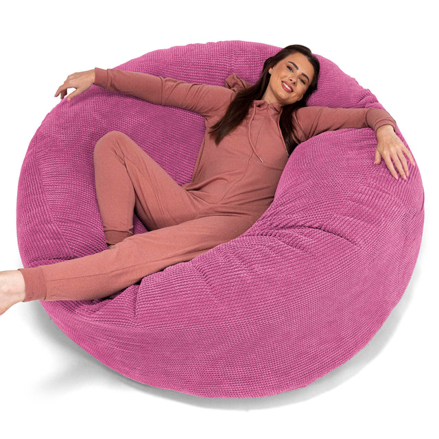 Mega Mammoth Bean Bag Sofa - Pom Pom Pink 01