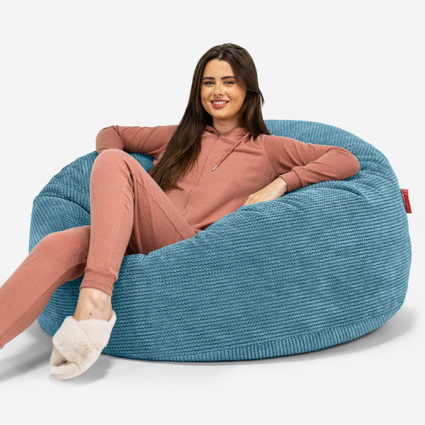 Mammoth Bean Bag Sofa - Pom Pom Aegean Blue 01