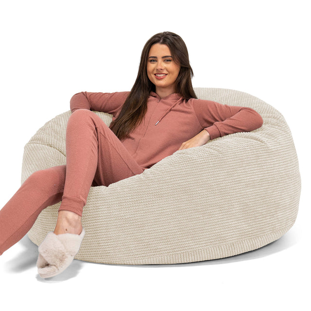 Mammoth Bean Bag Sofa - Pom Pom Ivory 01