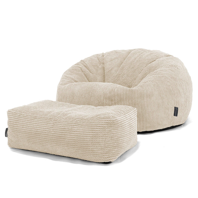 Classic Sofa Bean Bag - Pom Pom Ivory 02