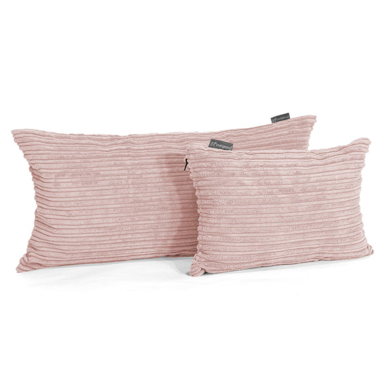 Rectangular Scatter Cushion 35 x 50cm - Cord Blush Pink 03