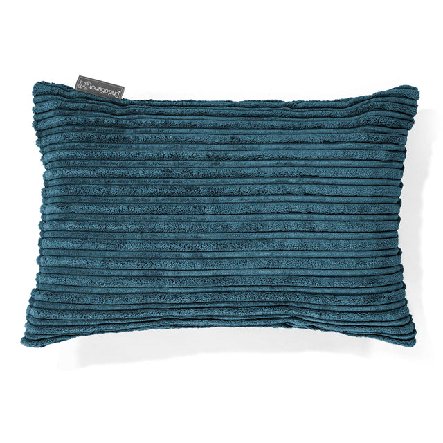 Rectangular Scatter Cushion 35 x 50cm - Cord Navy Blue 01
