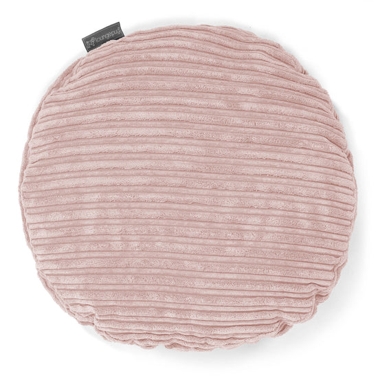 Round Scatter Cushion 50cm - Cord Blush Pink 01
