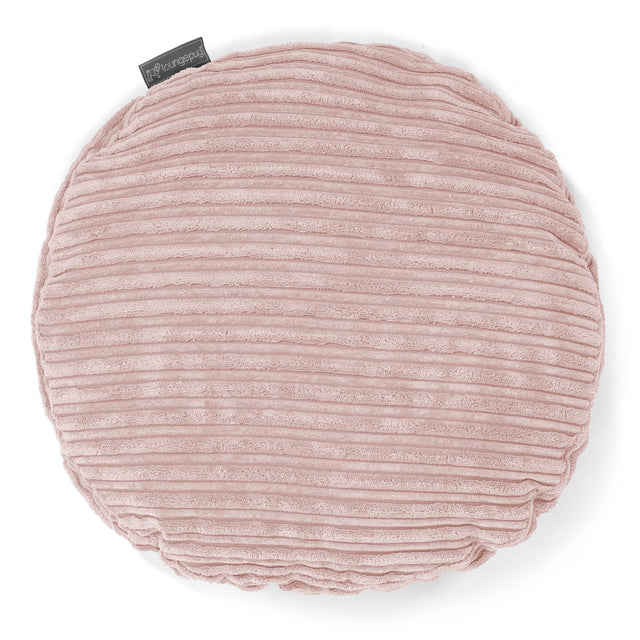 Round Scatter Cushion 50cm - Cord Blush Pink 01