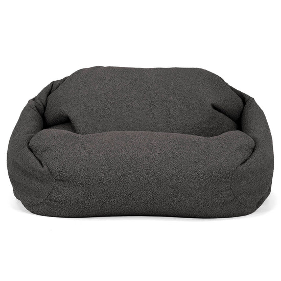 Sabine Bean Bag Armchair - Boucle Graphite Grey 01