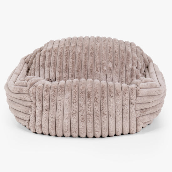 Sabine Bean Bag Armchair - Ultra Plush Cord Minky 01