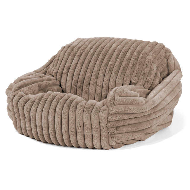 Sabine Bean Bag Armchair - Ultra Plush Cord Minky 02