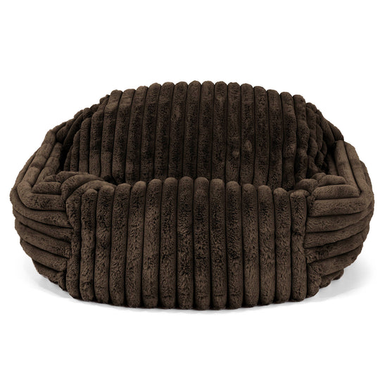Sabine Bean Bag Armchair - Ultra Plush Cord Sable 01