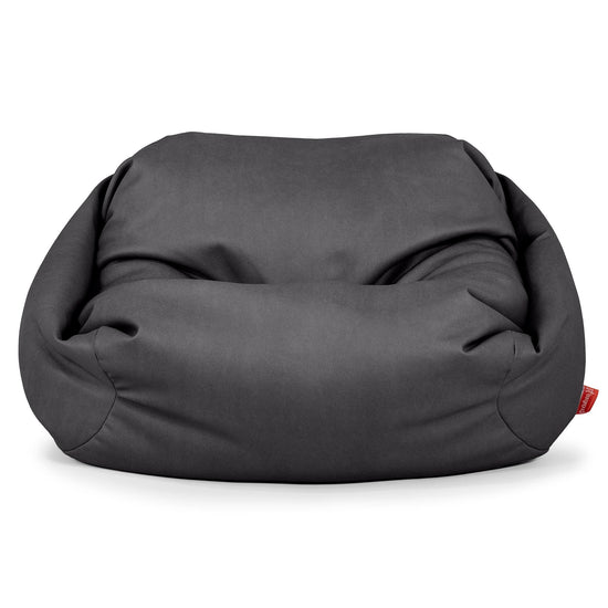 Sabine Bean Bag Armchair - Vegan Leather Black 02