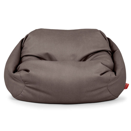 Sabine Bean Bag Armchair - Vegan Leather Chocolate 02