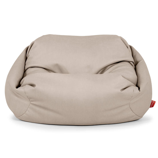 Sabine Bean Bag Armchair - Vegan Leather Ivory 02
