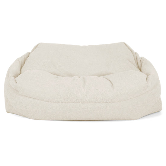 Sabine Bean Bag Sofa - Boucle Ivory 01