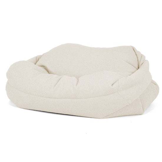 Sabine Bean Bag Sofa - Boucle Ivory 02
