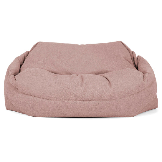 Sabine Bean Bag Sofa - Boucle Pink 01