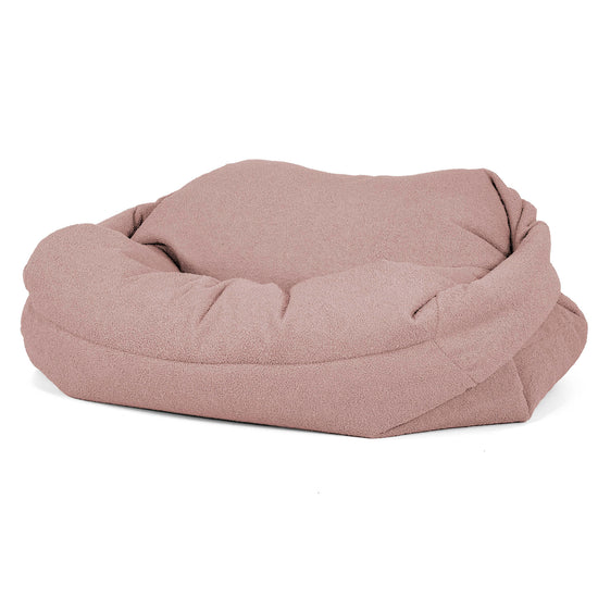 Sabine Bean Bag Sofa - Boucle Pink 02