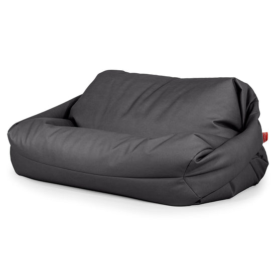 Sabine Bean Bag Sofa - Vegan Leather Black 01