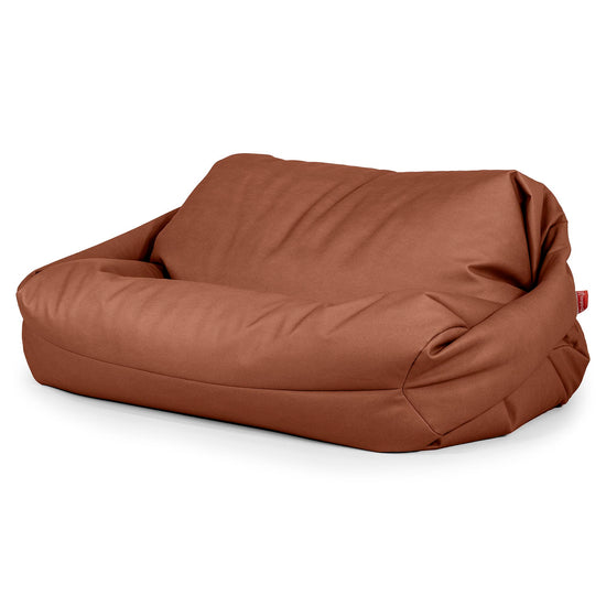 Sabine Bean Bag Sofa - Vegan Leather Chestnut 01